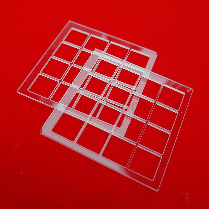 Высокая проницаемость прозрачная оптическая пластинка кремни