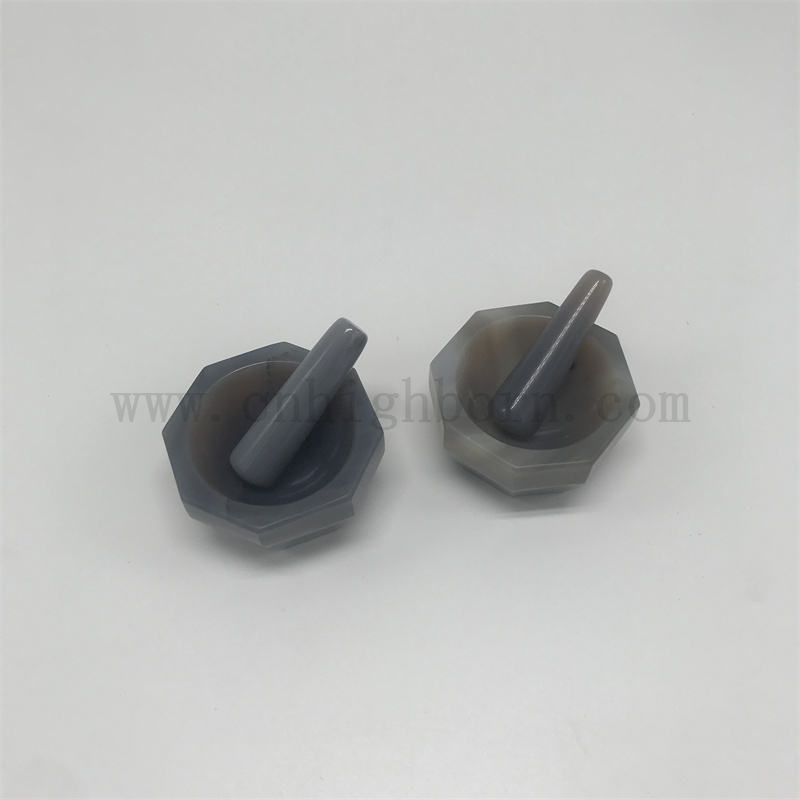 Высокая твердость натуральная минометный раствор и пестик для лабораторного и фармацевтического измельчения