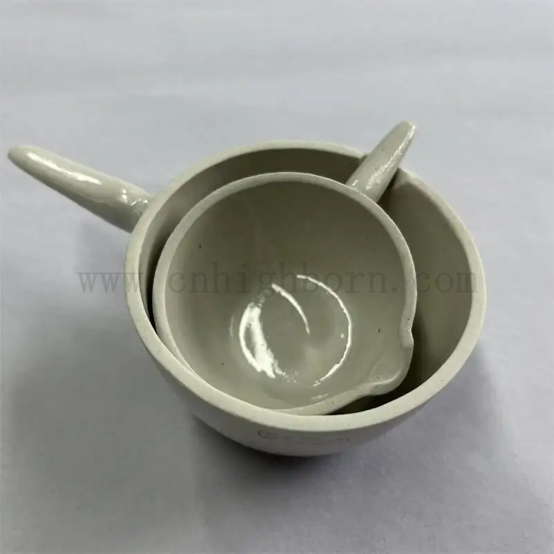Лабораторное фарфоровое летучие блюдо керамическое извергающее блюдо с носовками