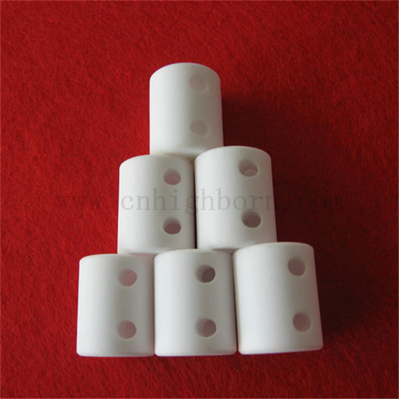 Нерегулярное глиноземное цилиндр индивидуально Al2O3 Керамическая стержня специальная трубка