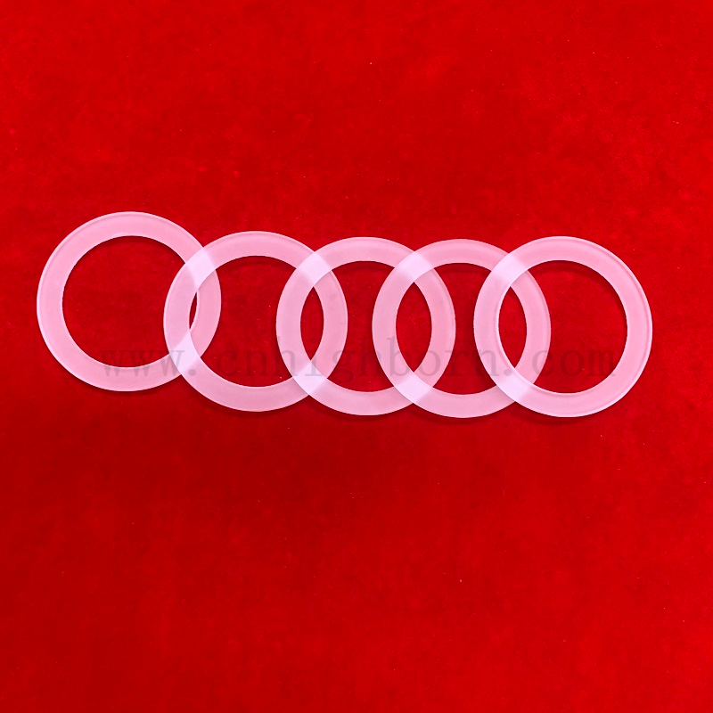 Индивидуальный теплостойкий стеклянный стеклянный фланце