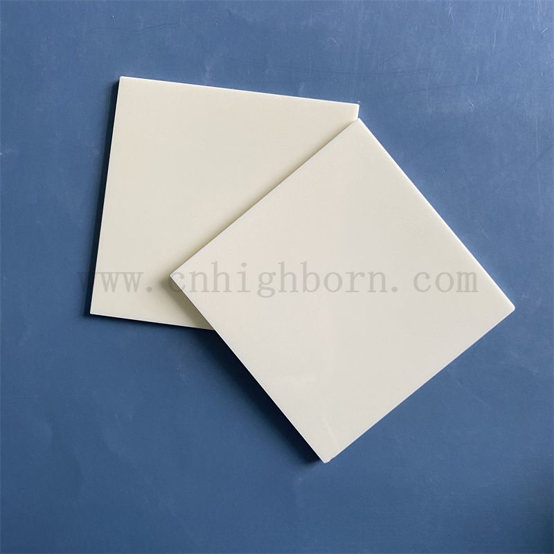 Полированная 99% Al2O3 Керамическая электрическая изоляционная пластина Апломиней