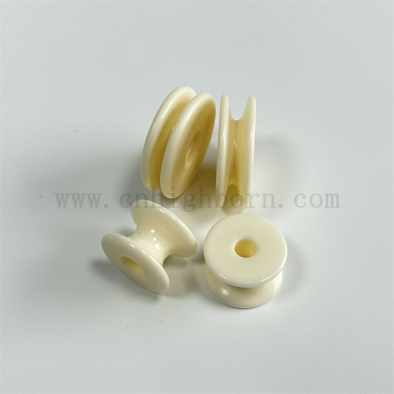 Износостойкий алюминий текстильный керамический эйлет al2o3 Керамическая пряжа проволочная нить направляющая ролик прядильный механизм