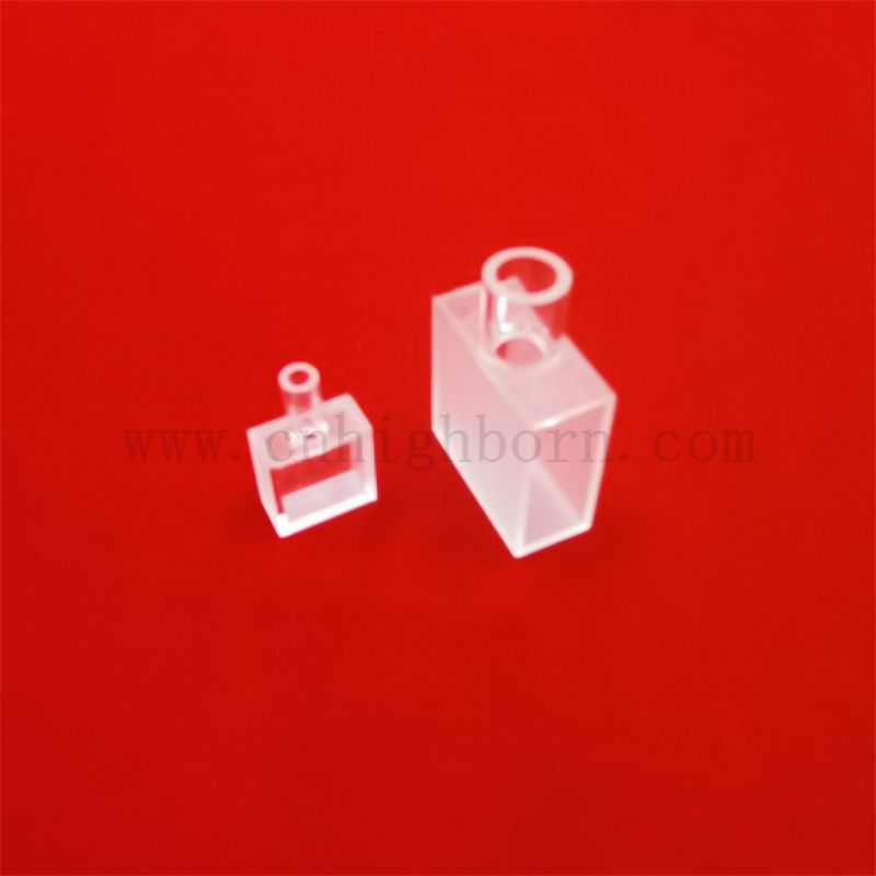 Лабораторная коррозионная стойкость микрорежна прозрачная ультрафиолетовая стеклянная кювета Quartz