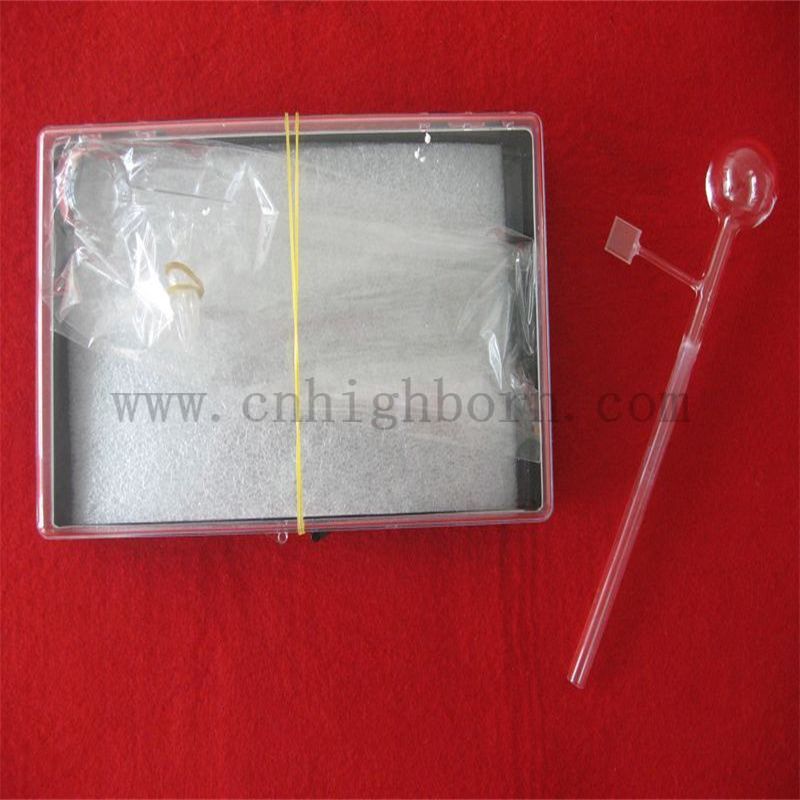 Лабораторная кварцевая ячейка 2 стороны прозрачная стеклянная кювета для спектрофотометра