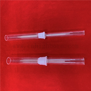 Соединитель для измельчения труб из кварцевого стекла, изготовленный по индивидуальному заказу термостойкости