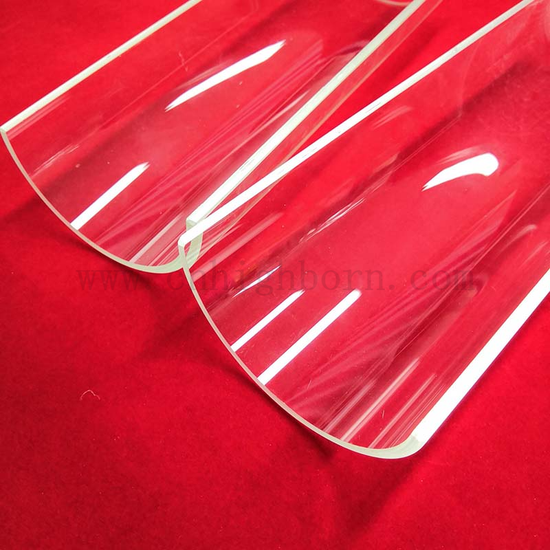 Сопротивление высокотемпературной дуги кварцевой стеклянной панели кварцевой половина трубки