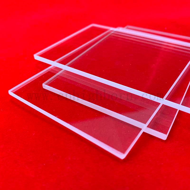 Кварцевая стеклянная пластина с высокой температурой на 1100 градусов для кварцевого с сопротивлением для кварцевого просмотра