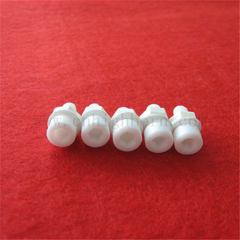 Цирконный керамический винт индивидуально высокая прочность на болт и гайку Zro2 Zro2