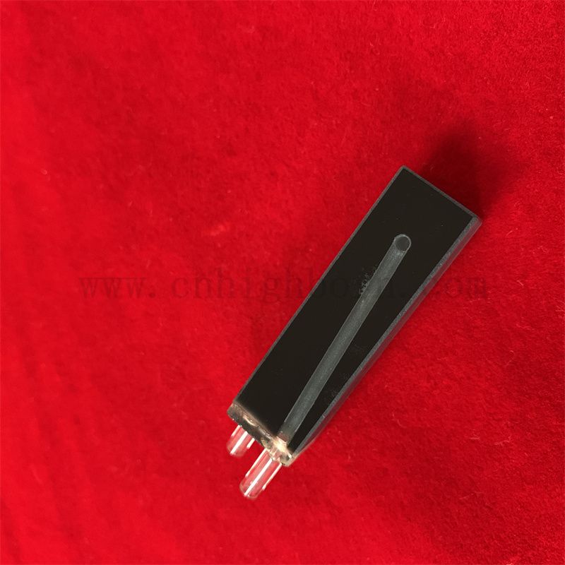 Лабораторные черные кварцевые ячейки биохимические анализаторы микроэлемент