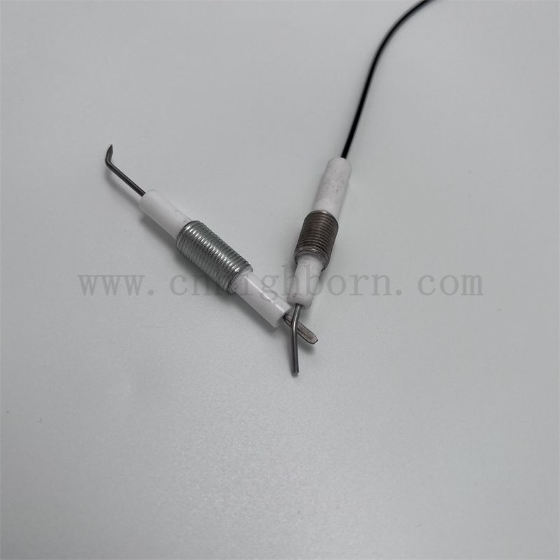 95% Al2O3 Армический керамический котел зажигающий электрод пьезоэлектрический керамический уровень жидкости воспламенитель