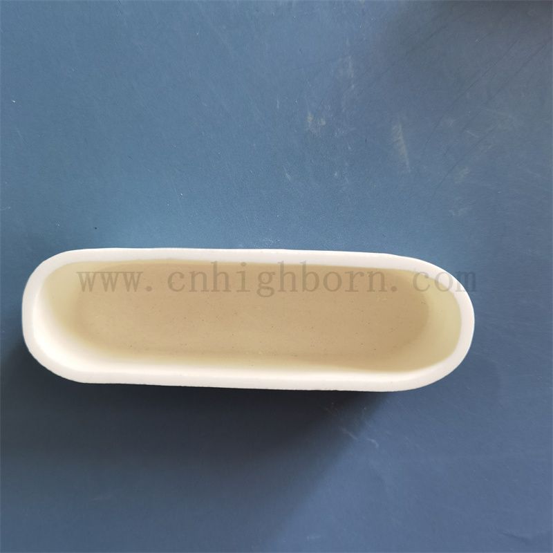 Высокий температурный устойчивый 99% Al2O3 Керамическая таяющая лодка