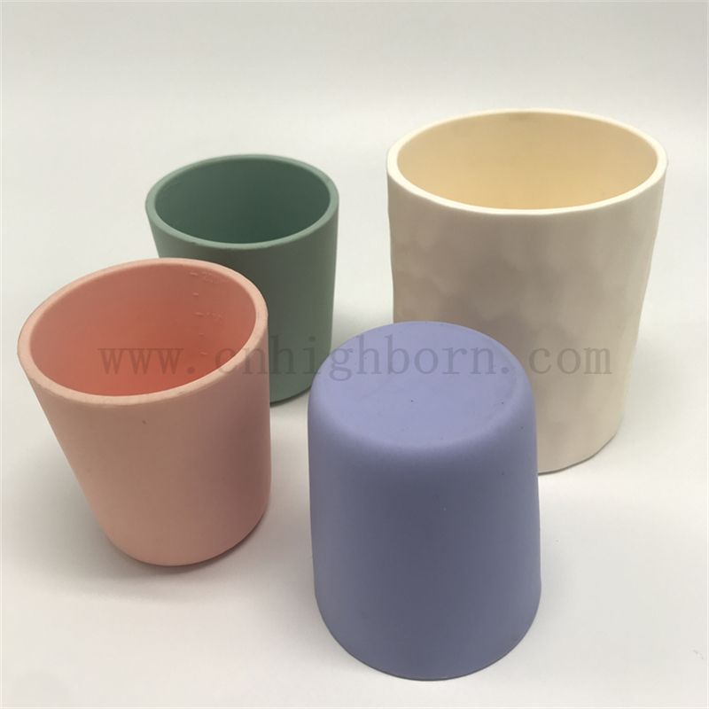 OEM ODM без разливов на напитках силиконовой тренировки Sippy Colplapsible Rubber Cup для ребенка 6-24 месяца