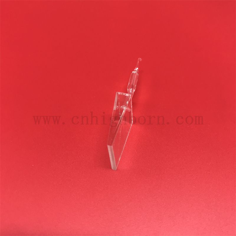 Высокие прозрачные ультрафиолетовые стеклянные кюветы микро -кварцевые ячейки