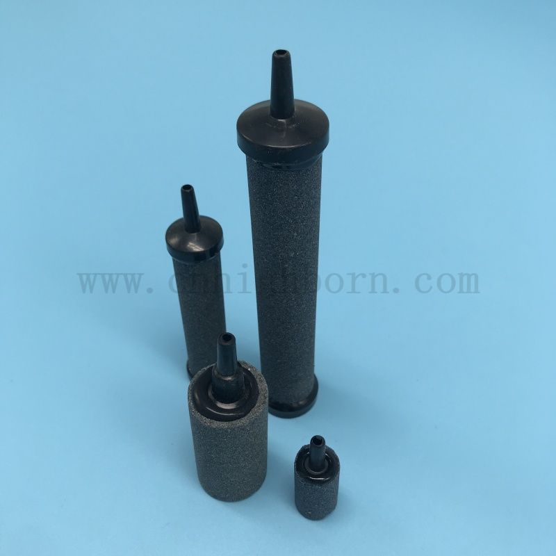  Пользовательский серый цвет аквариумный цилиндр квадратный колонна пузырьковый воздушный камень