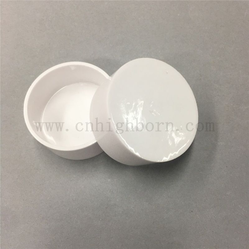 Глазированная 95% Al2O3 Керамическая тигр для лабораторного плавления алюминия фарфоровой горшочек