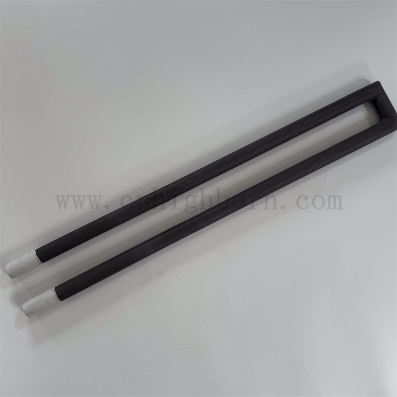 Рефрактерный кремниевый карбид нагревательной элемент изолятор SIC Ceramic U Type Tube