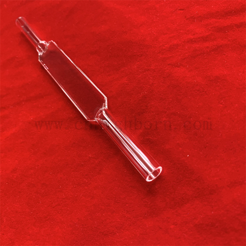 Лабораторная посуда индивидуальные размеры высокий точный поток через спектрофотометр Кварцевая кювета для ячейки