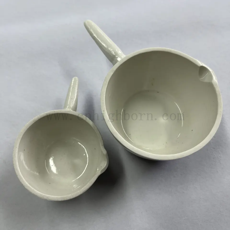 Лабораторное фарфоровое летучие блюдо керамическое извергающее блюдо с носовками