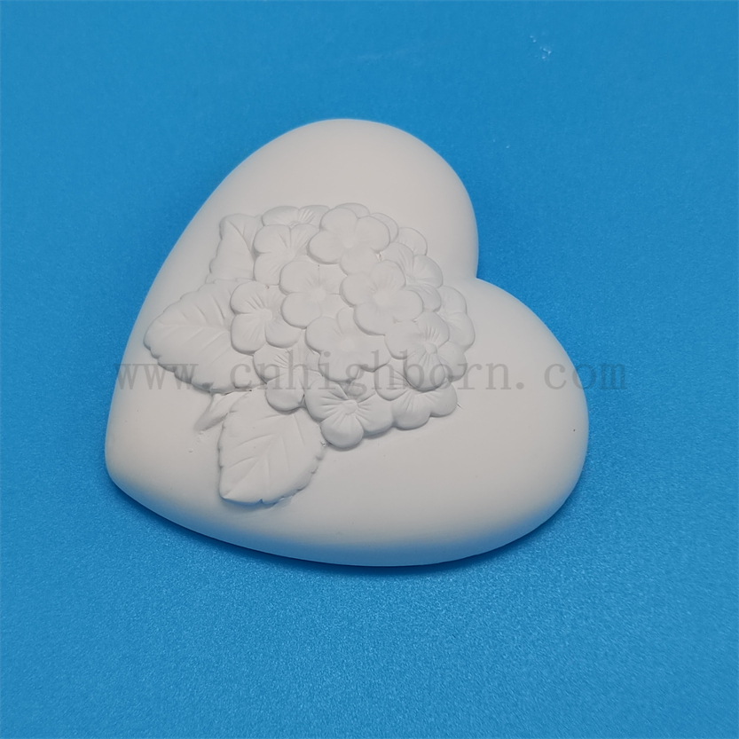 Индивидуальная форма гипса аромата аромата сердца каменной автомобиль висят ароматический керамический камень