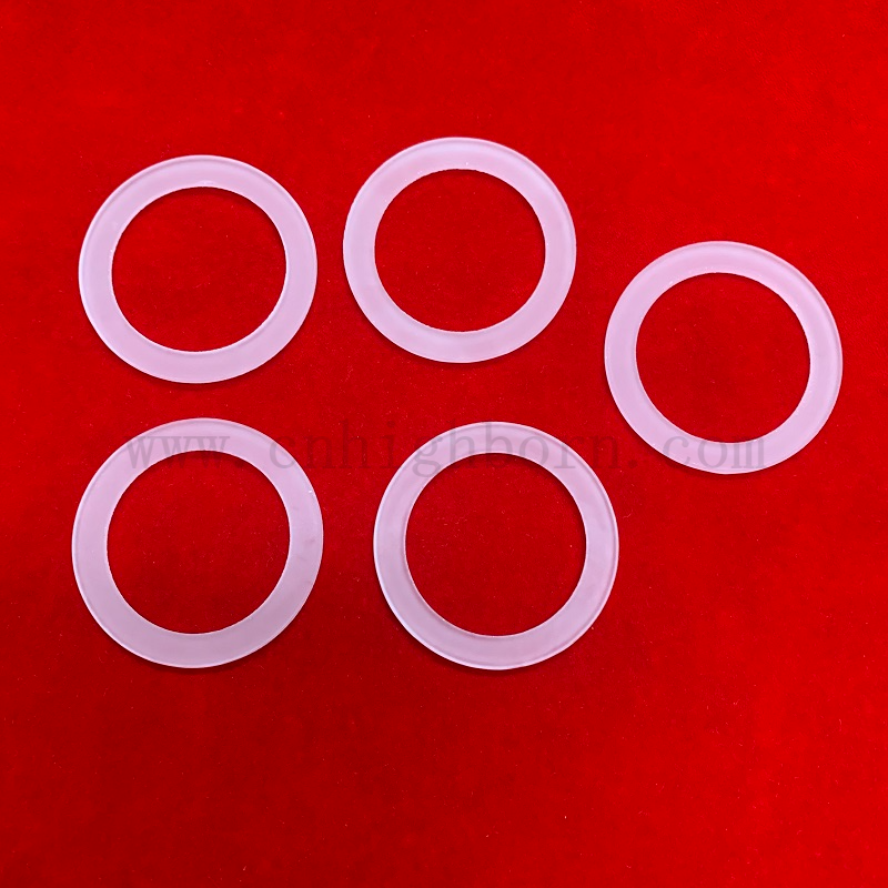 Индивидуальный теплостойкий стеклянный стеклянный фланце