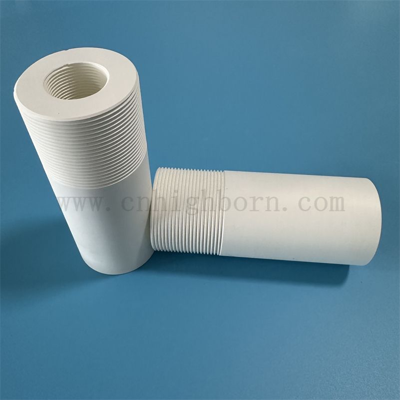 Индивидуальные горячие прессованные шестиугольные BN Bn Nitride Ceramic Contructural Parts BN Трубная нить