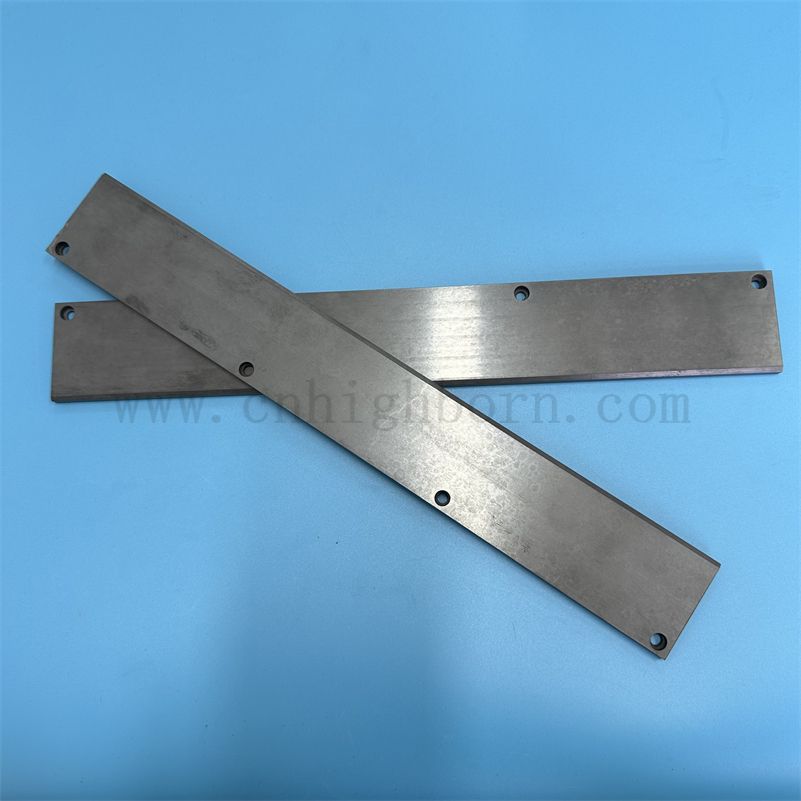 Реакция спекания RBSIC SSIC Силиконовый кремниевый кремовый керамический керамическая пластина/лист с отверстиями