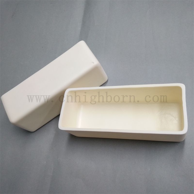 Высокая температура, устойчивая к Al2O3 керамическое сгорание, лодка глинория фарфоровое плавление