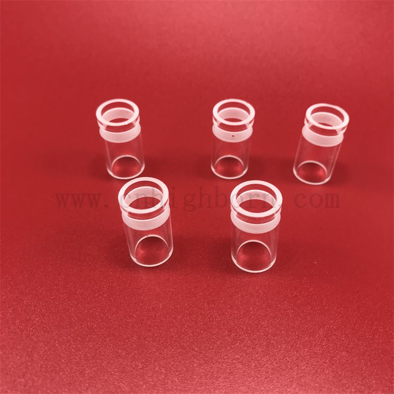 Теплостойкость индивидуальная прозрачная кварцевая стеклянная трубка с лазерными буровыми отверстиями
