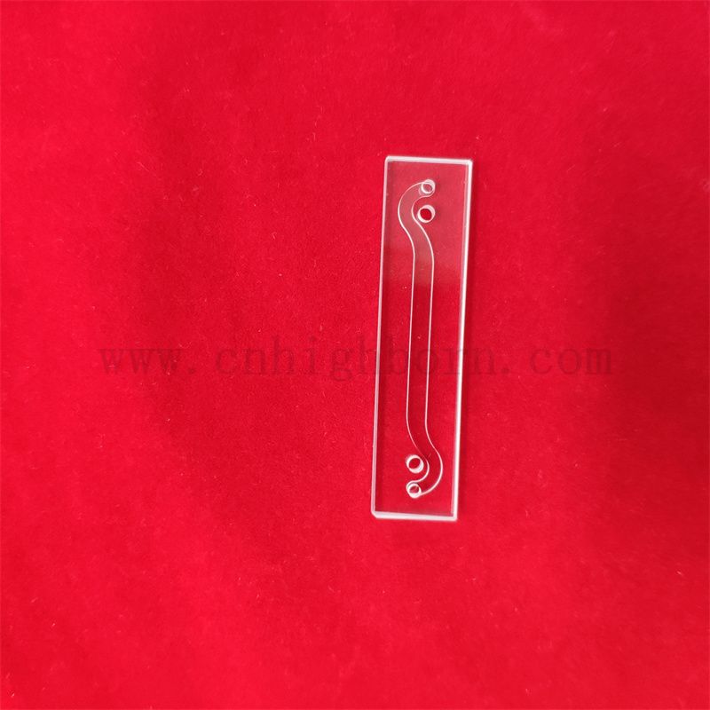 Высокая точная флуоресцентная чистая кварцевая стеклянная кювета для лабораторной посуды