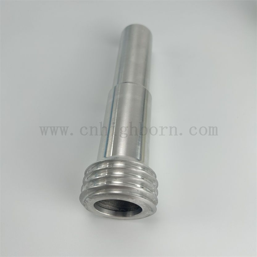 Сопло из карбида бора для пескоструйной обработки. Сопло для абразивоструйной обработки с одним входом. Твердосплавный распылитель Вентури B4C для пескоструйной обработки.