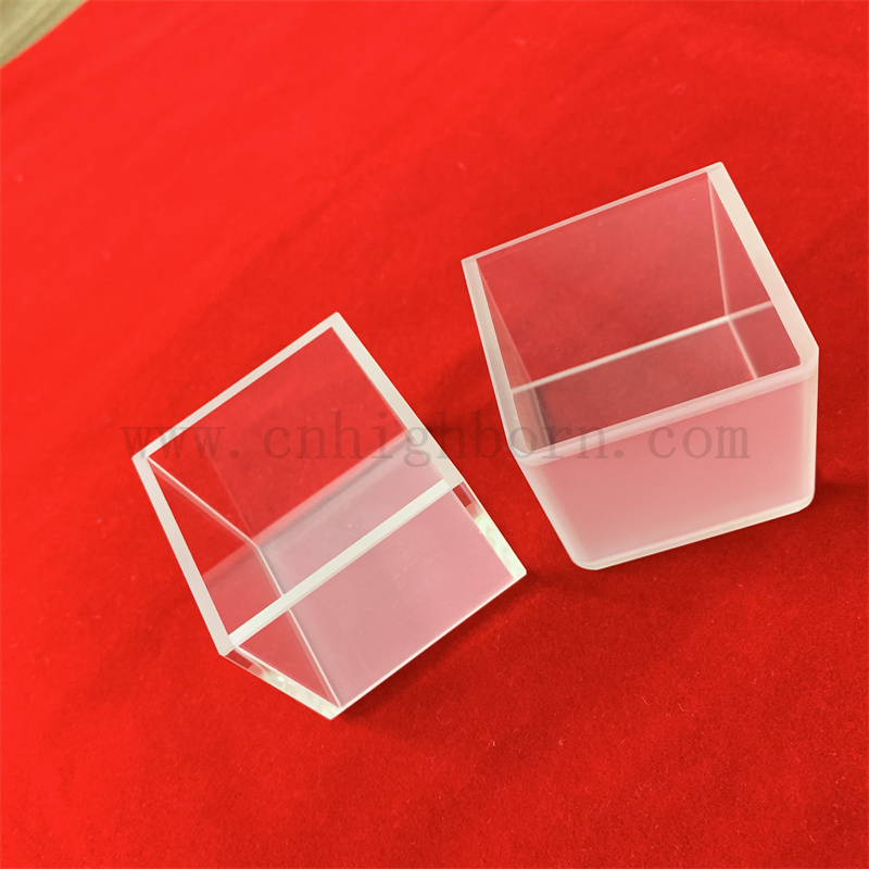 Лабораторное стекло газирует прозрачное Quartz Flow Cell, ультрафиолетовое ультрафиолетовое видно спектрофотометр Quartz Quartz Кювета Lovibond