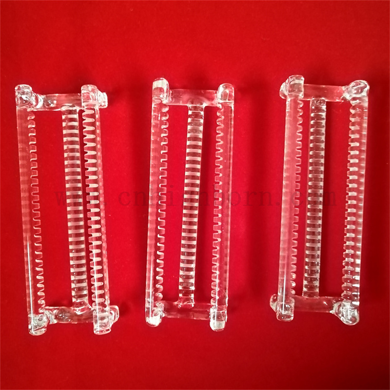 Кварцевый прибор прозрачный Quartz Glass Diffuse Quartz Wafer Carrier для печи