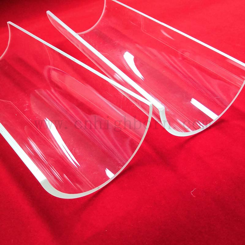 Сопротивление высокотемпературной дуги кварцевой стеклянной панели кварцевой половина трубки