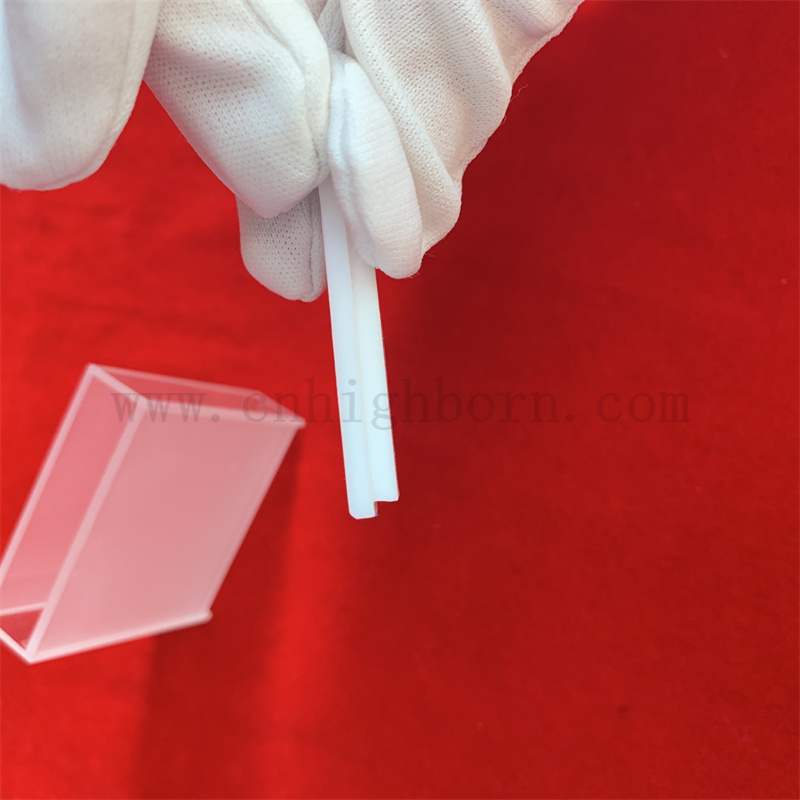 Стандартная стеклянная ячейка со спектрофотометром Кварцевой стеклянной кюветы для лаборатории для лаборатории