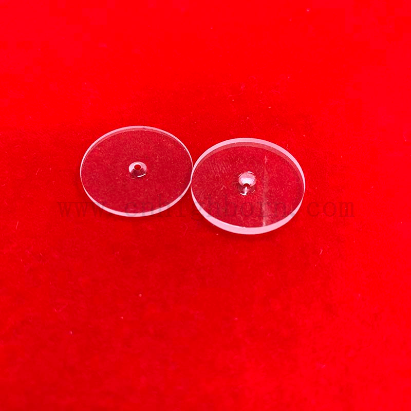 0,1 мм тонкое прозрачное циркулярное зерновое стекло Используется полированная кварцевая пластина 