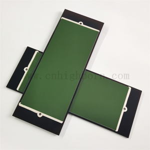 Прямоугольная зеленая керамическая стеклянная нагревательная пластина в дальнем инфракрасном диапазоне нового стиля