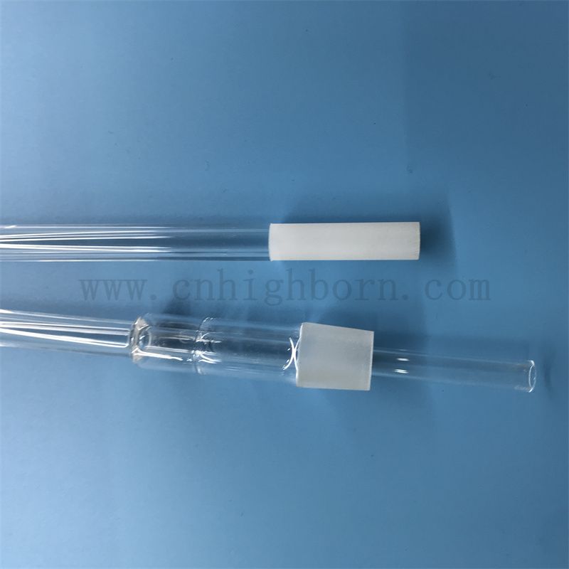 Индивидуальная форма прозрачная термостойкая кремничная стеклянная трубка из кремнезема