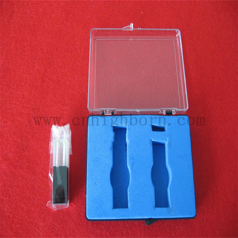 Лабораторная посуда Стандартная черная кварцевая стеклянная ячейка Микрояд