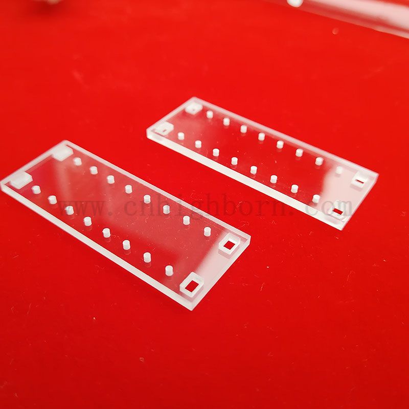 УФ -оптическое плавленое кремничное стекло, стекло, отверстие