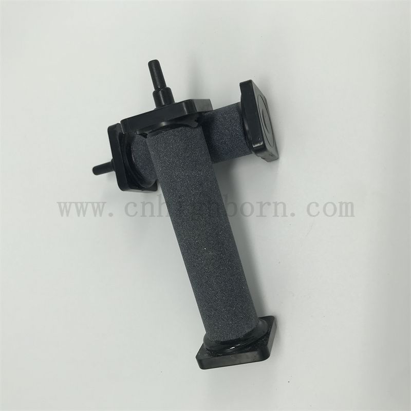 Темно-серый столбчатый пузырьковый камень, высококачественный цилиндрический аквариумный воздушный камень для аквакультуры и аквариума