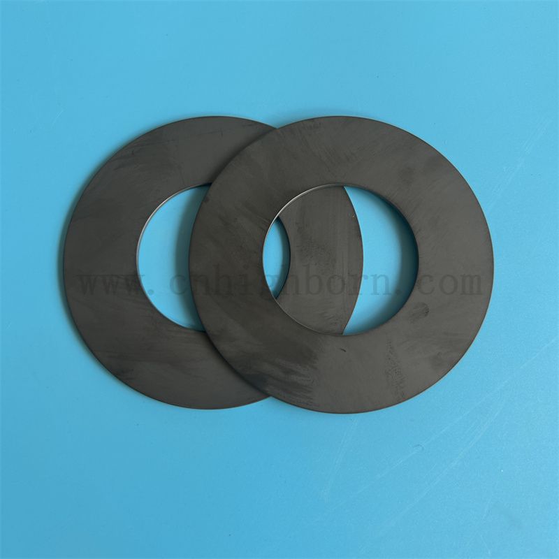 Изолятор черный кремниевый керамический кольцо с устойчивой к износостойкой пластин 