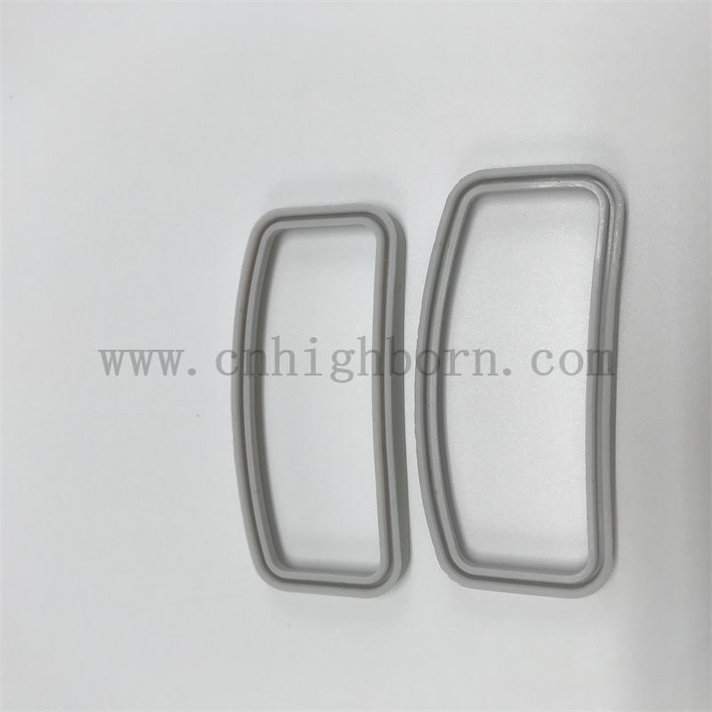 Пищевые мягкие силиконовые резиновые уплотнения с серым цветом высокого температурного силиконового кольца