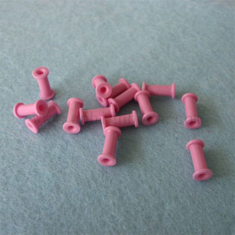 Розовый цвет текстильный керамический проводной ролик оксидные глинозцы Керамическая пряжа направляющие детали