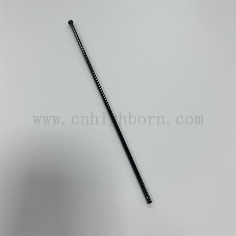 Пользовательский черный керамический стержень /стержень с оксидом циркония с высокой твердостью устойчив к коррозии