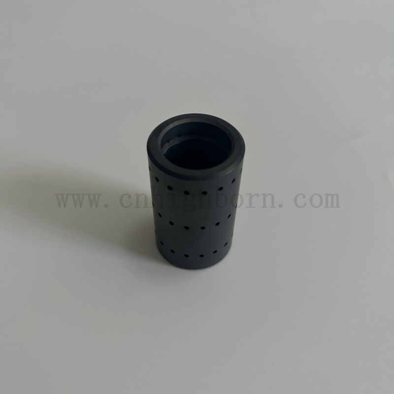 Индивидуальные керамические трубки SIC керамической трубки с отверстиями с отверстиями