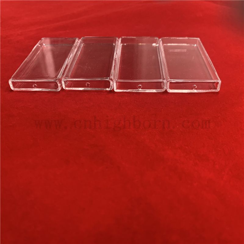 Теплостойкость прозрачная индивидуальная плавленная квадратная квадратная трубка кварцевой кварцевой
