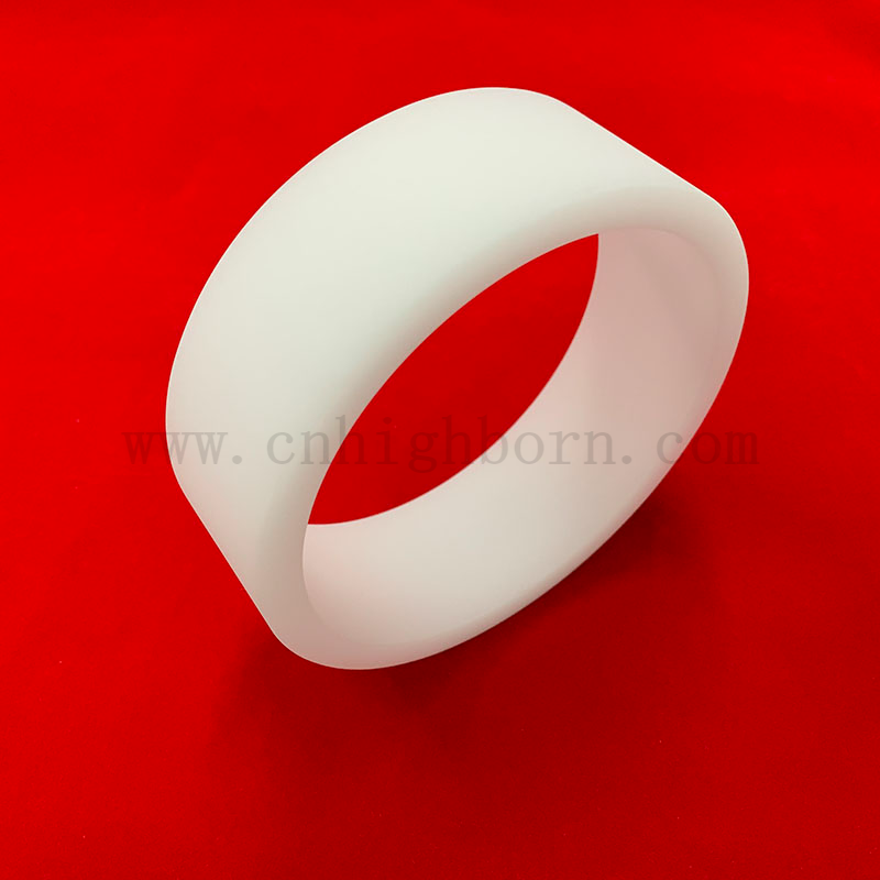 Млечный белый круглый слитый кремный вакуумный фланце