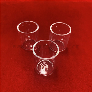 Лазерное сверление прозрачного кварцевого стекла с круглым дном, цилиндр, тигель