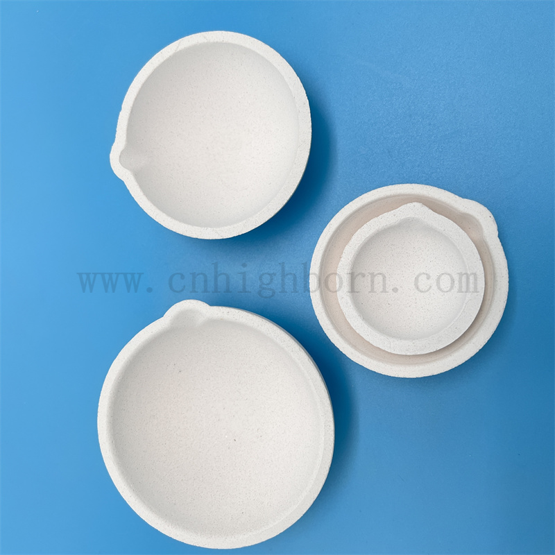 Индивидуальная лабораторная золотая миска таяния Quartz Fused Crucible Crucible